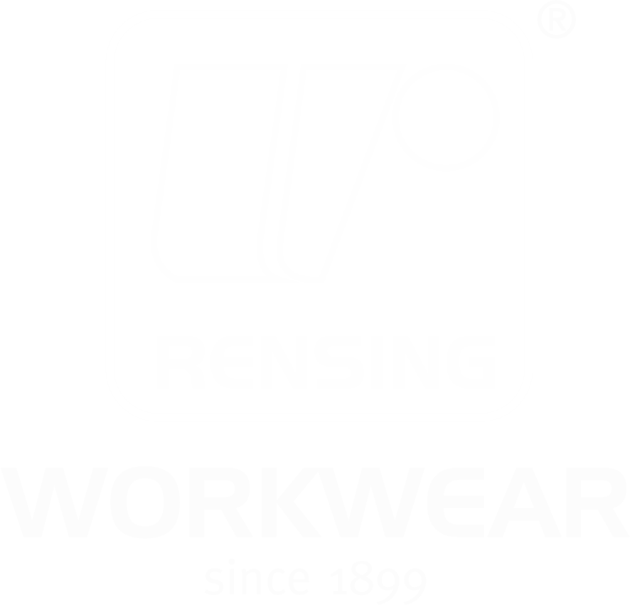 Rensing Logo - white on black